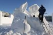 В Благовещенске построят «летучий корабль» из снега