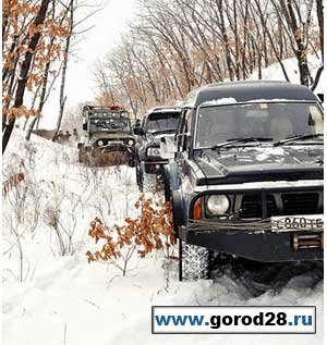 В Приамурье впервые прошли соревнования по джип-триалу