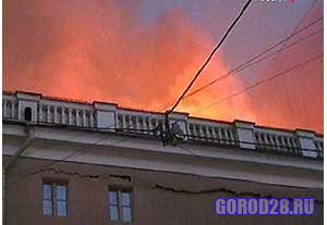 В Москве горело здании театра им. Станиславского